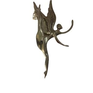 Seasons of Cannon Falls Serenity Angel Bell Pewter Ornament "Dream It Be It"